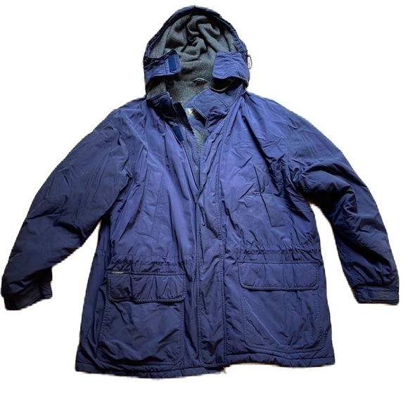 Bert Pulitzer collector edition XL winter coat in blue with removable hood - Picture 1 of 13